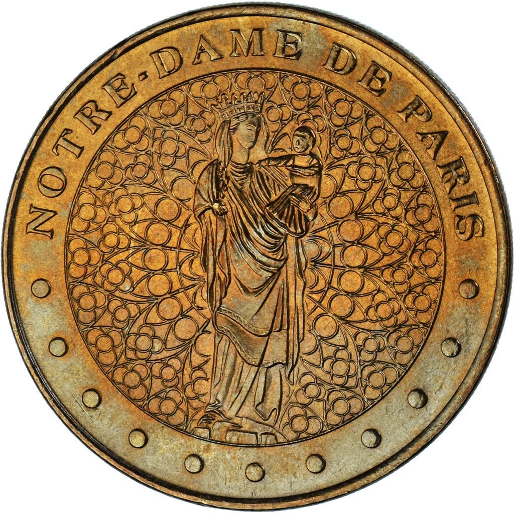 France, Token, Touristic token, Paris - Notre Dame - Vierge à l'enfant, Arts &
