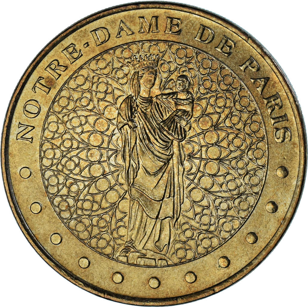 France, Token, Touristic token, Paris - Notre Dame - Vierge à l'enfant, Arts &
