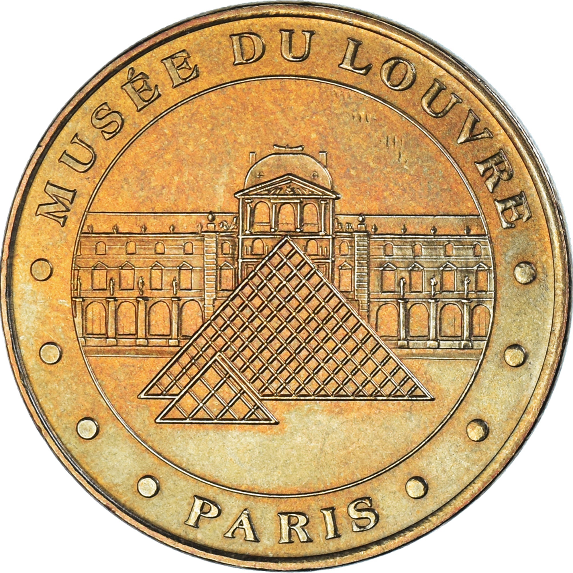 France, Token, Touristic token, Paris - Musée du Louvre n°1, 2002, MDP