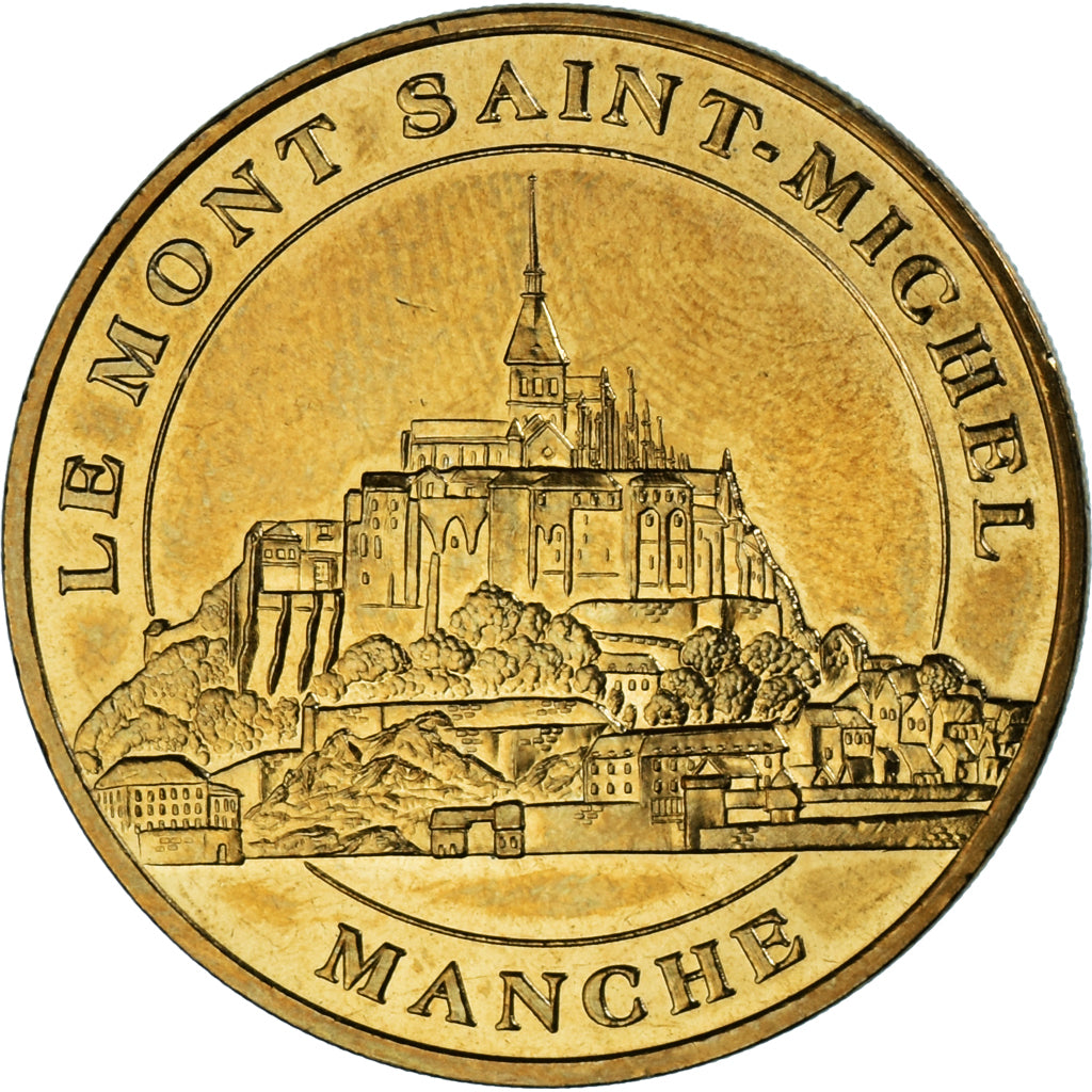 Francia, ficha, Touristic token, Le-Mont-Saint-Michel - vue générale n°2