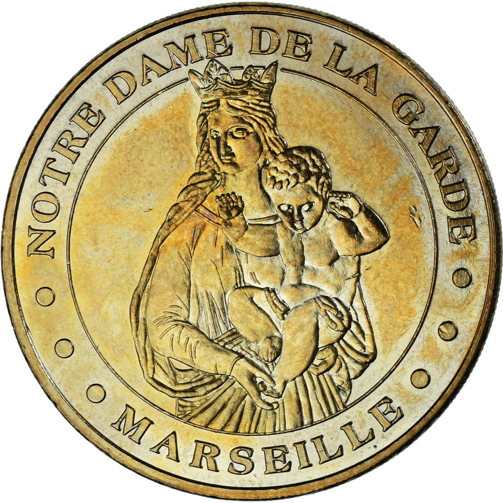 France, Token, Touristic token, Marseille - Notre Dame de la Garde n°2, 2012