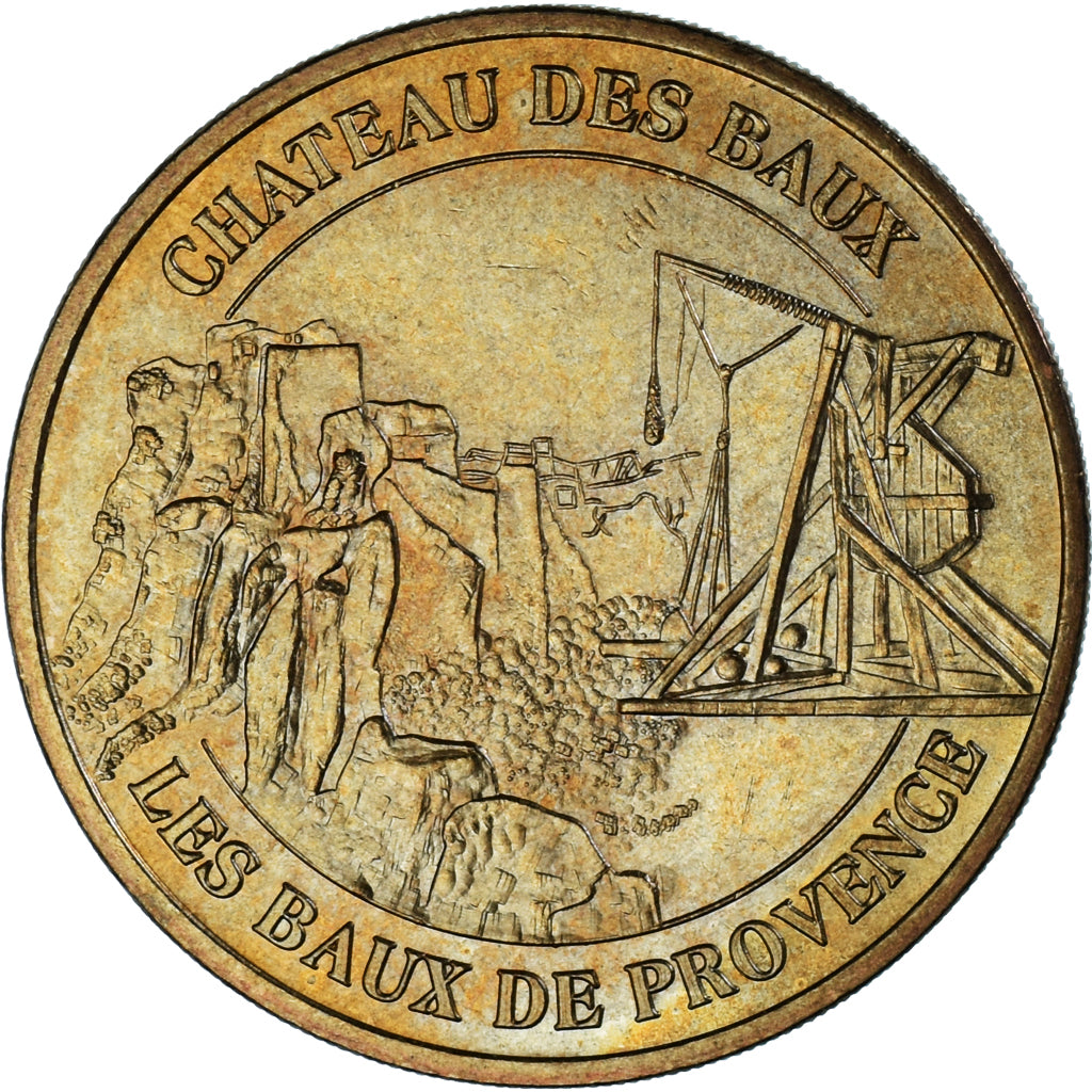 Francia, zeton, Tourist Token, 13/ Château des Baux de Provence, 2004, Monnaie