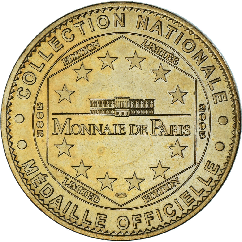 Monaco, Token, Monaco - Cathédrale n°2, 2005, MDP, AU(55-58), Copper-nickel