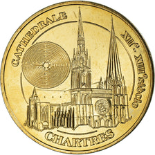 France, Token, Chartres - La Cathédrale n°3, 2017, MDP, MS(63), Copper-nickel