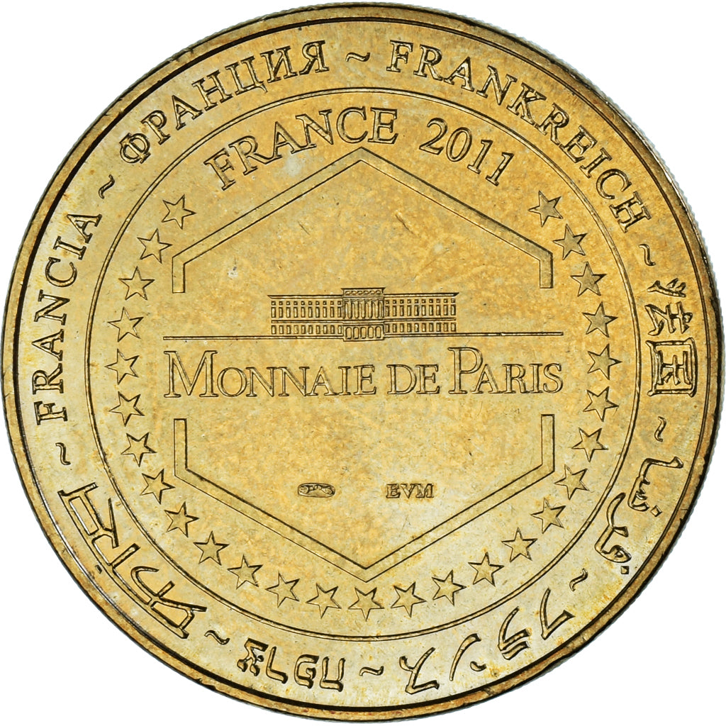 France, Token, Touristic token, Biarritz - le Rocher de la Vierge, 2011, MDP