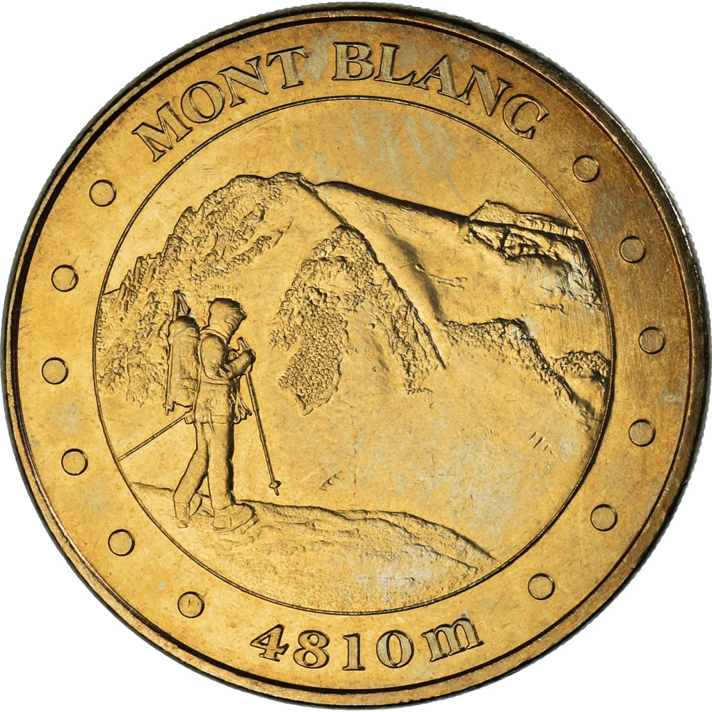 France, Token, Tourist Token, 74/ Mont-Blanc - 4810 m, 2013, Monnaie de Paris