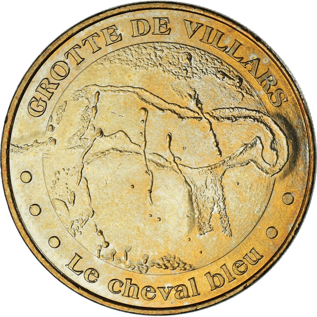 Francia, ficha, Touristic token, 24/ Grotte de Villars, 2010, MDP, SPL-