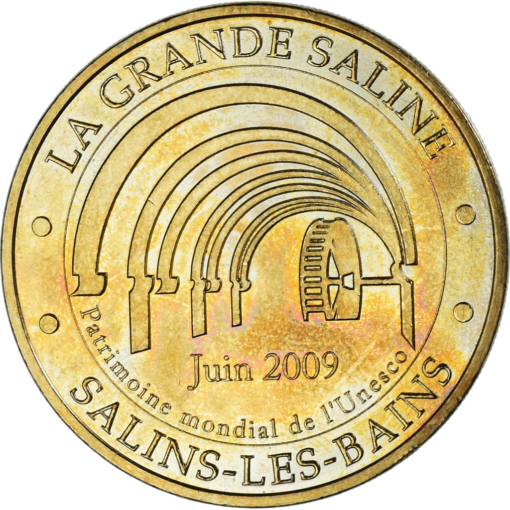 Francia, zeton, Salins-les-Bains - La grande saline n°6, 2011, MDP, MBC+