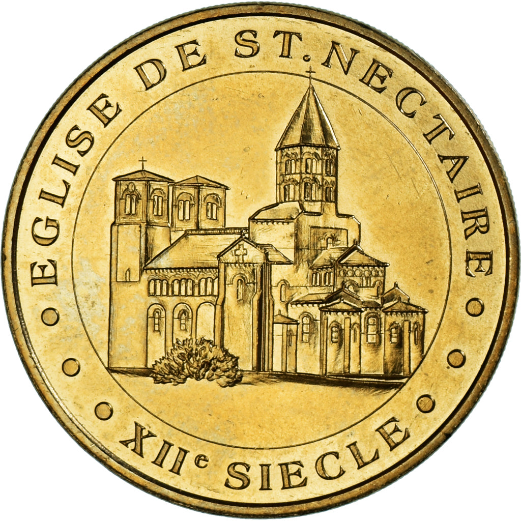 France, Token, Saint-Nectaire - l'église, MDP, MS(63), Copper-nickel Aluminium