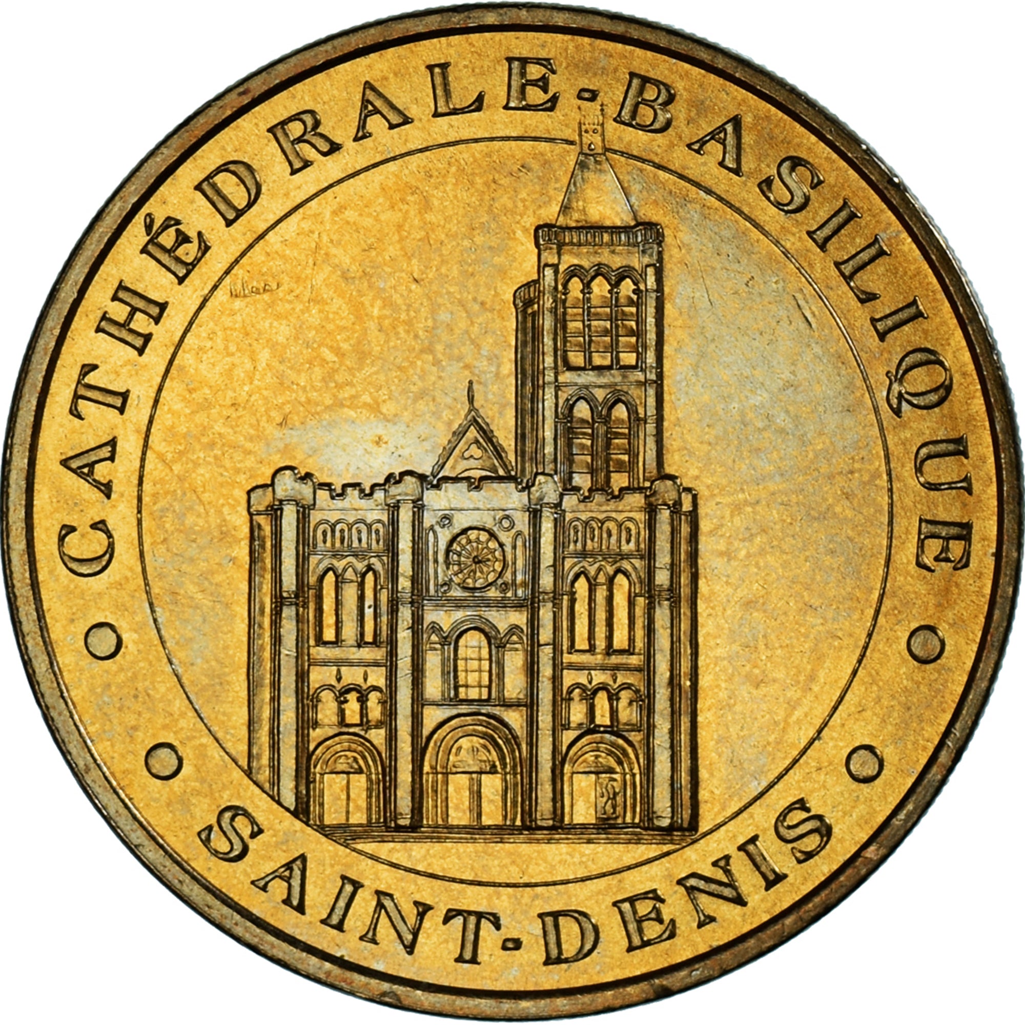 Frankreich, betaalpenning, Touristic token, Saint-Denis La Basilique n°2, 2004