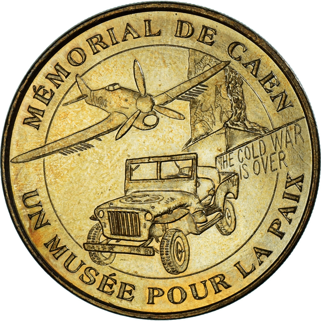Francia, zeton, Jetón turístico, Caen - Mémorial n°2, Arts & Culture, 2005
