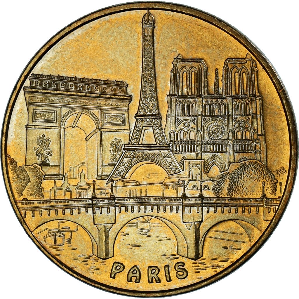 France, Token, Touristic token, Paris - La Tour Eiffel, 2010, MDP, AU(55-58)