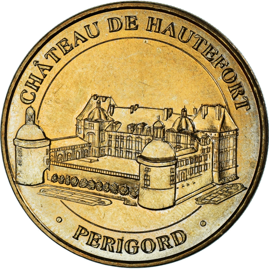 France, Token, Touristic token, 24/ Château de Hautefort, 2008, MDP, AU(50-53)