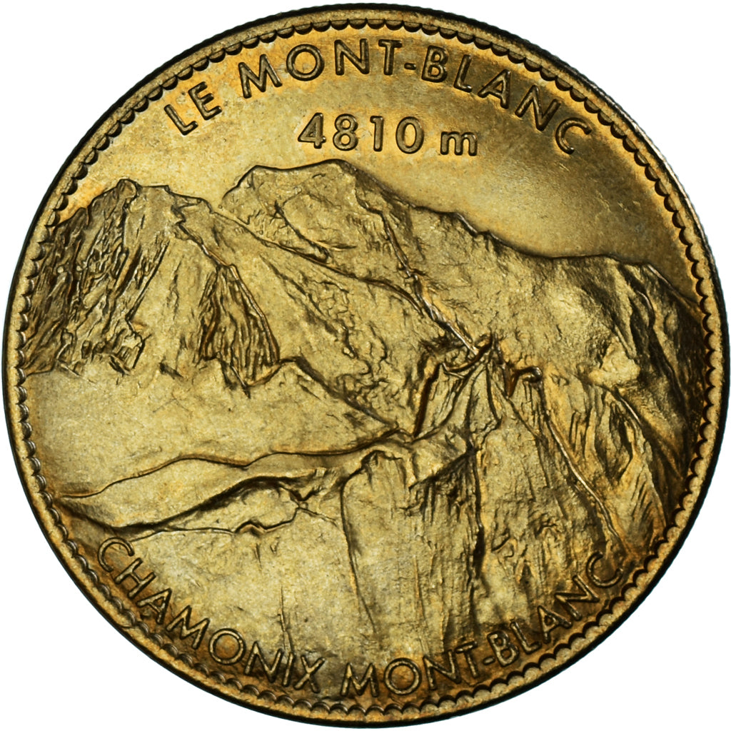 France, Token, Tourist Token, Le Mont-Blanc, Chamonix, 2013, Arthus Bertrand