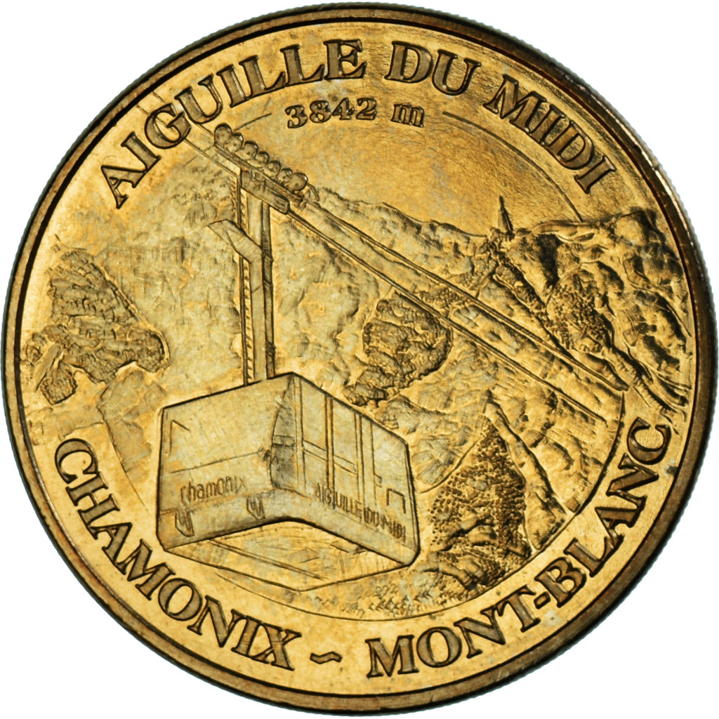 France, Token, Tourist Token, 74/ Aiguille du Midi - Chamonix, 2013, Monnaie de
