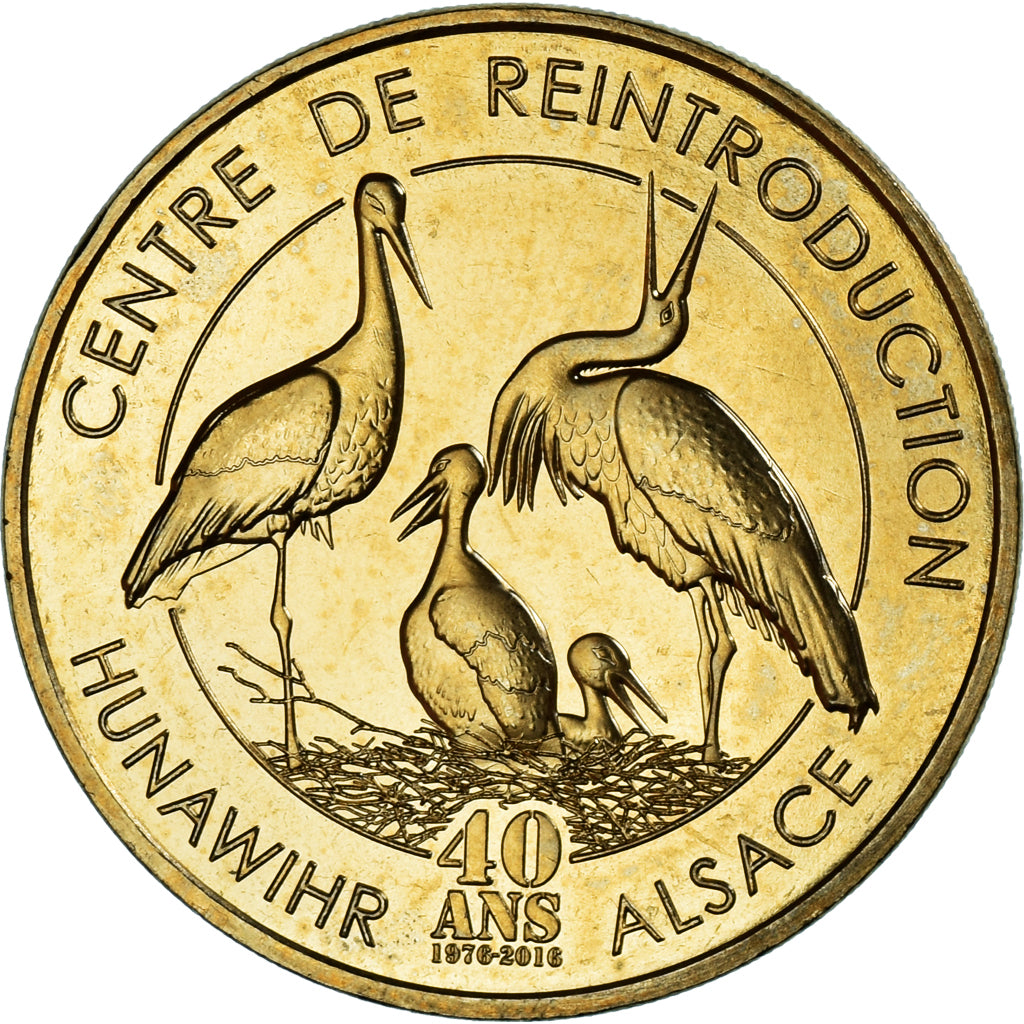 France, Token, Touristic token, Centre de Réintroduction 40 ans N°15, 2016