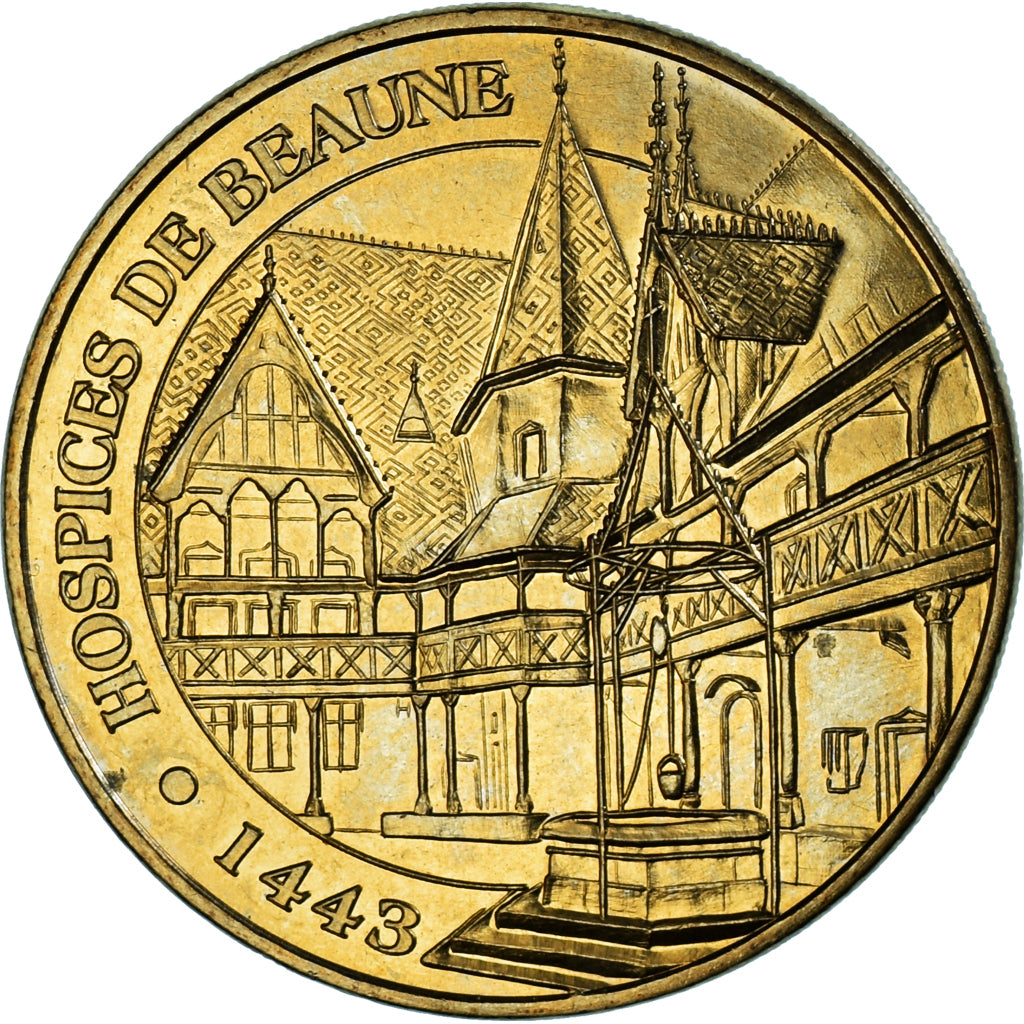 Francia, zeton, Jetón turístico, Beaune -   Hospices 1443, Arts & Culture