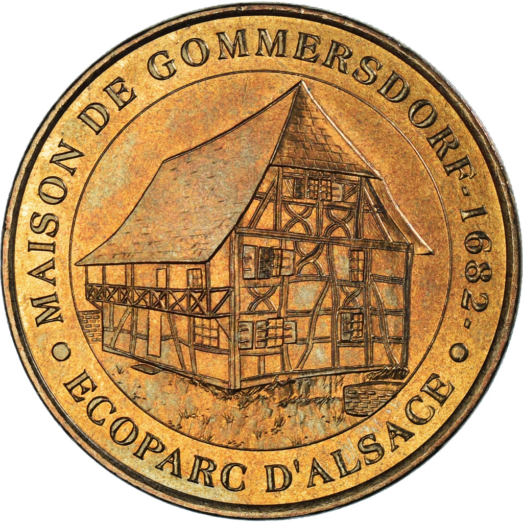 France, Token, Touristic token, Ungersheim - Maison de Gommersdorf - Ecoparc