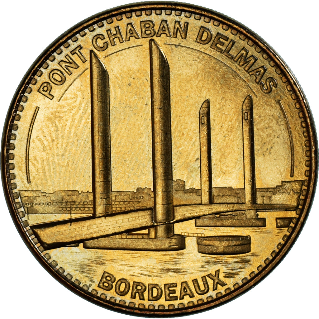 Francia, ficha, Touristic token, Bordeaux - Pont Chaban Delmas, 2013, MDP, BB+
