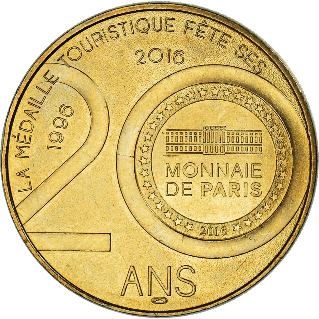 Francia, zeton, Jetón turístico, 28/ Cathédrale de Chartres - Belle