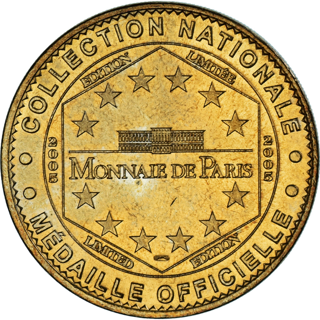 Francia, zeton, Jetón turístico, Cluny - Abbaye n°1, Arts & Culture, 2005