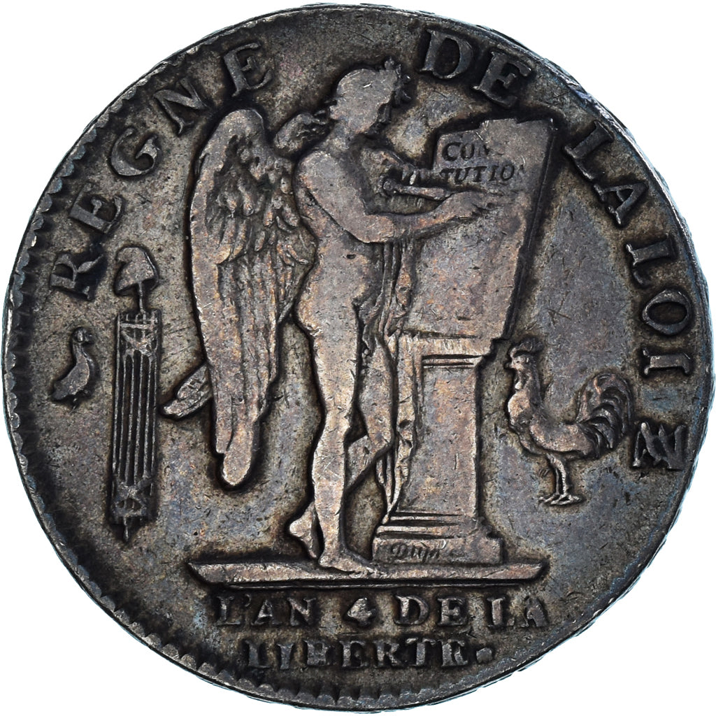 Coin, France, Louis XVI, ECU, 6 Livres, 1792, Marseille, VF(30-35), Silver
