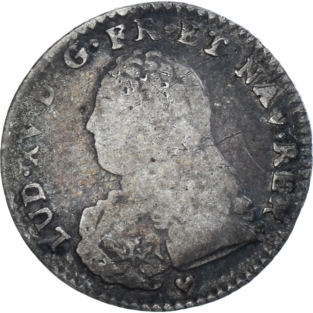 Moeda, França, Louis XV, 1/10 Écu aux branches d'olivier, 12 Sols, 1/10 ECU