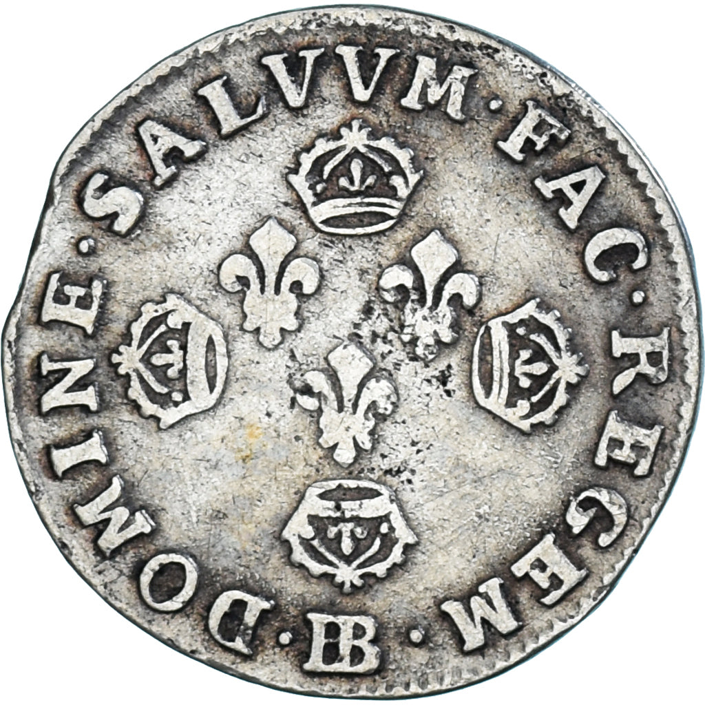 Coin, France, Louis XIV, 11 Sols aux couronnes de Strasbourg, 10 Sols-1/8 Ecu