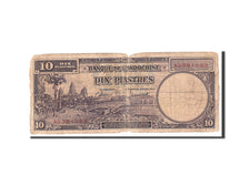 FRENCH INDO-CHINA, 10 Piastres, 1953, Undated, KM:80a, B