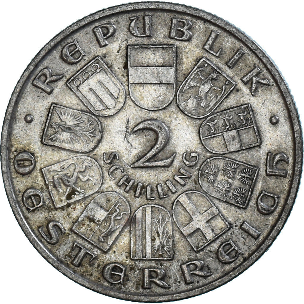 Moeda, Áustria, 2 Schilling, 1929, VF(30-35), Prata, KM:2844