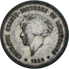Coin, Luxembourg, Charlotte, 5 Francs, 1929, VF(30-35), Silver, KM:38