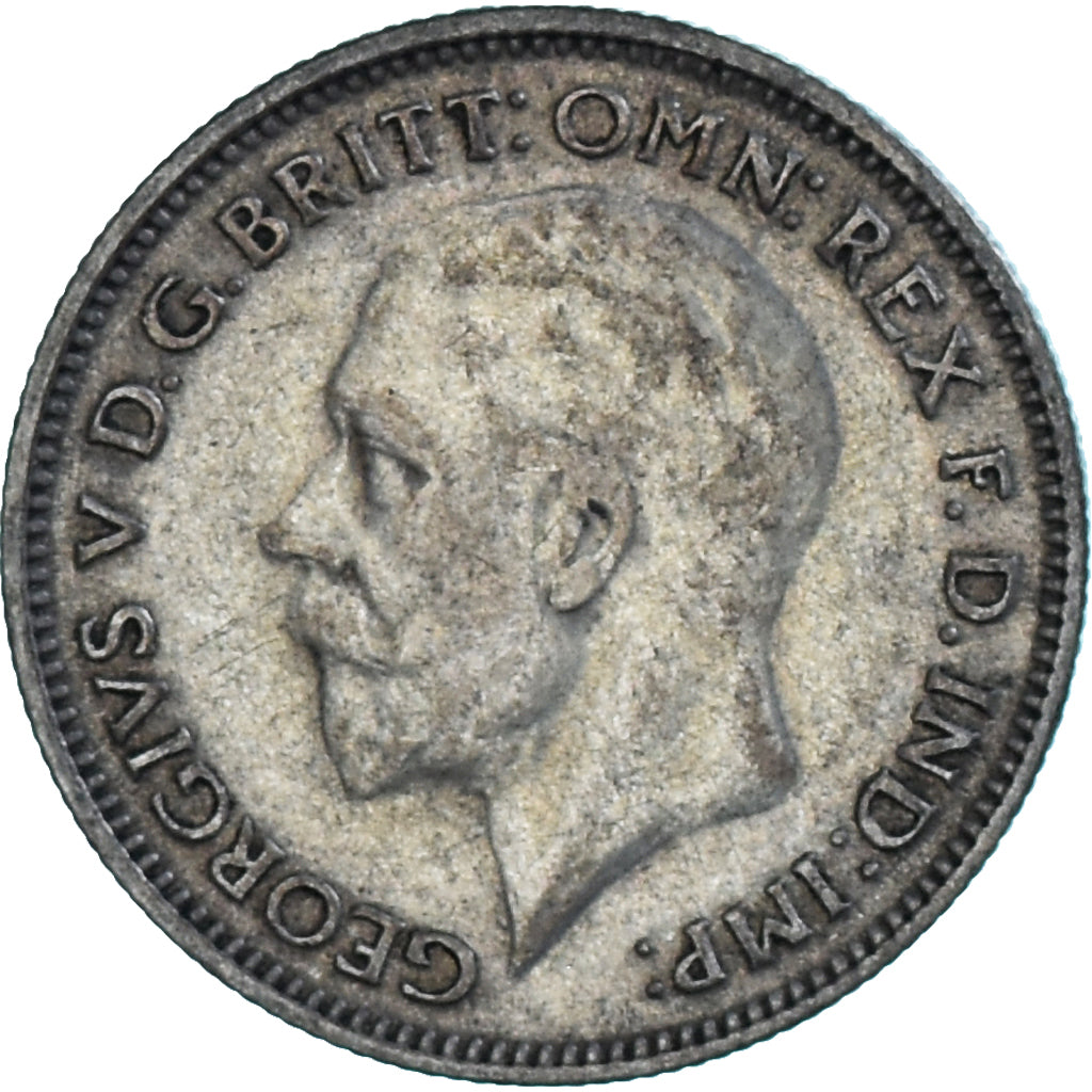Coin, Great Britain, George V, 6 Pence, 1935, VF(30-35), Silver, KM:832