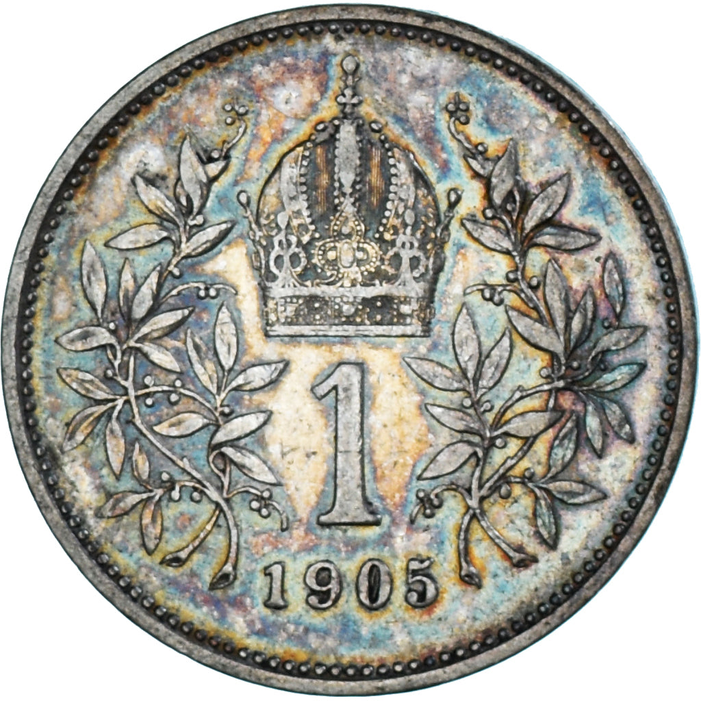 Moneta, Austria, Franz Joseph I, Corona, 1905, BB, Argento, KM:2804