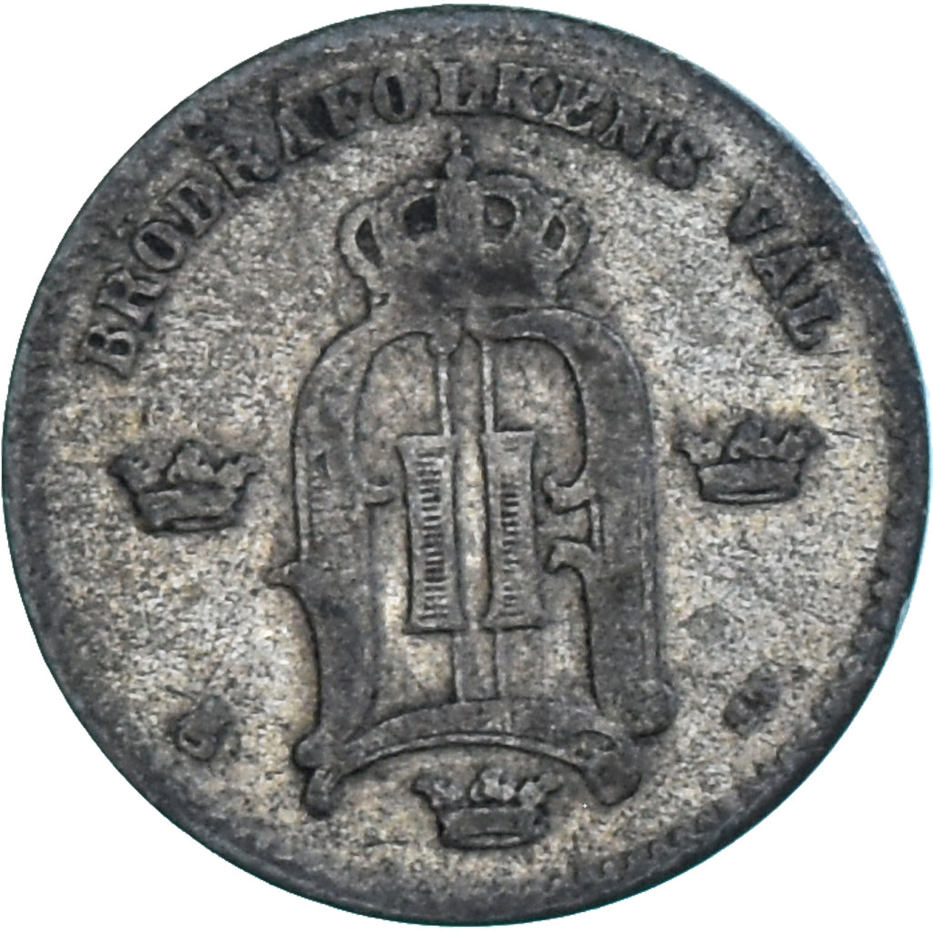 Coin, Sweden, Oscar II, 10 Öre, 1874, VF(30-35), Silver, KM:737