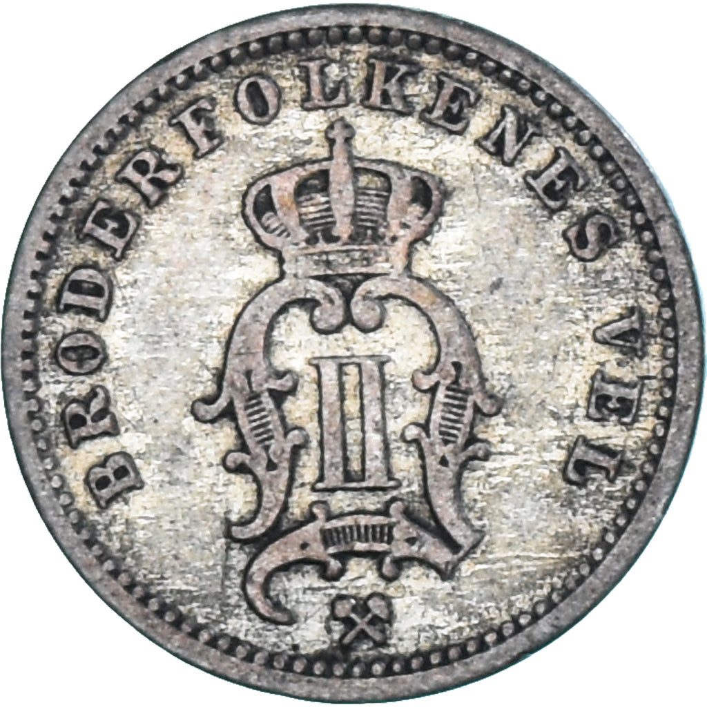 Coin, Norway, 10 Öre, 1876, VF(30-35), Silver, KM:350