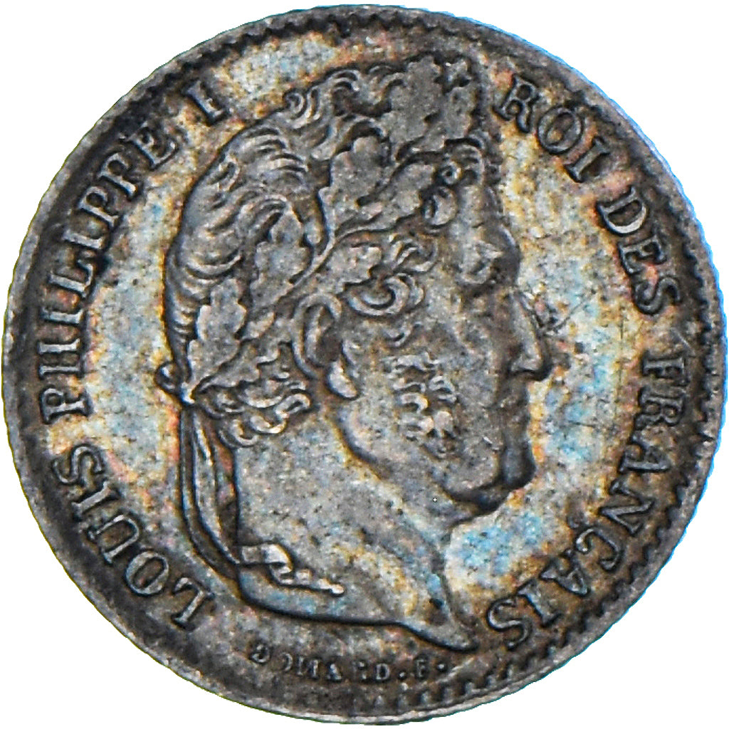Coin, France, Louis-Philippe, 1/4 Franc, 1832, Paris, AU(50-53), Silver