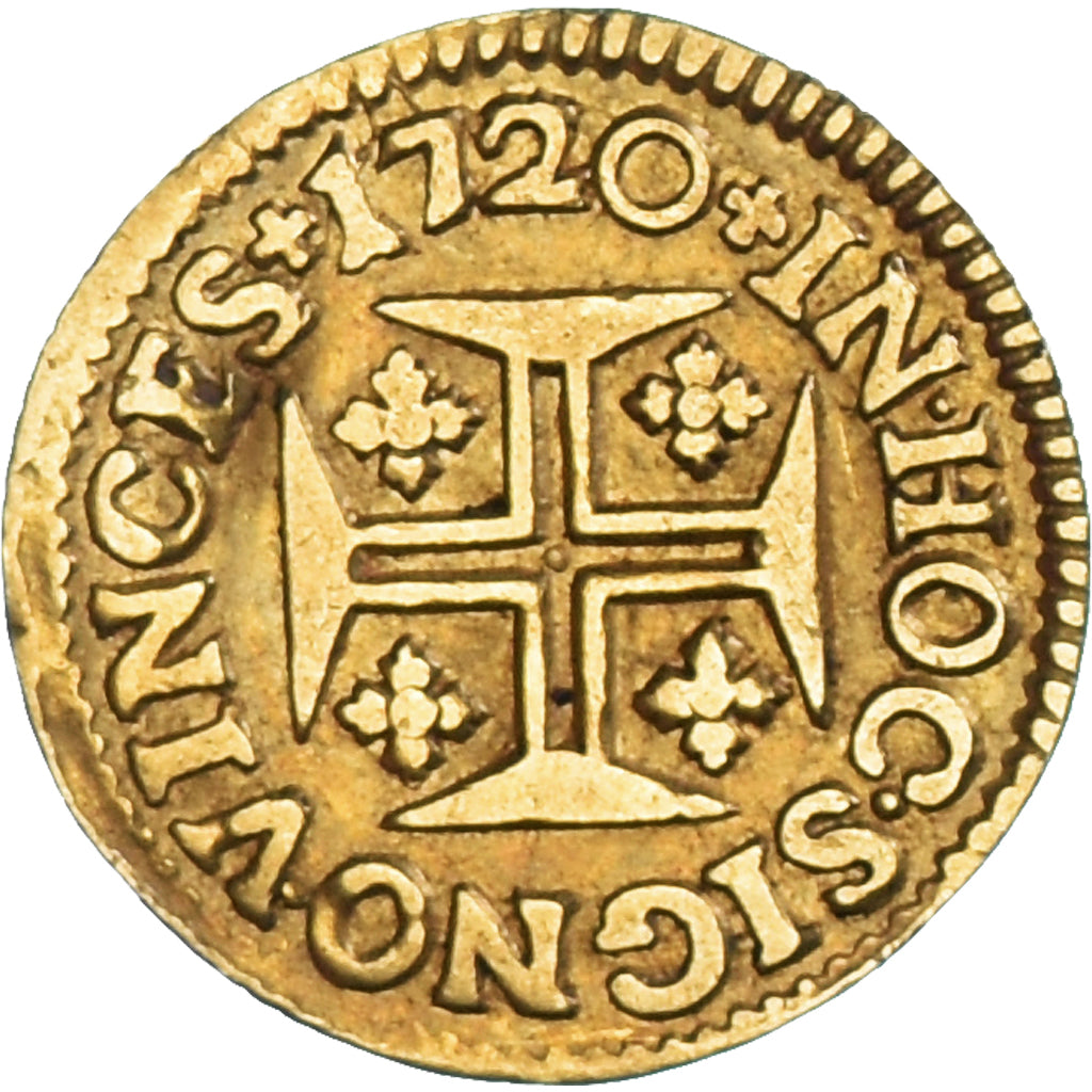 Monnaie, Portugal, Jo, 400 Reis, Cruzado Novo, 400 = 480 Reis, 1720, Lisbonne