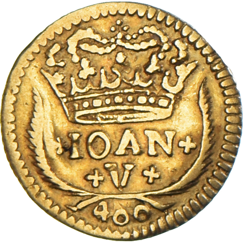 Monnaie, Portugal, Jo, 400 Reis, Cruzado Novo, 400 = 480 Reis, 1720, Lisbonne