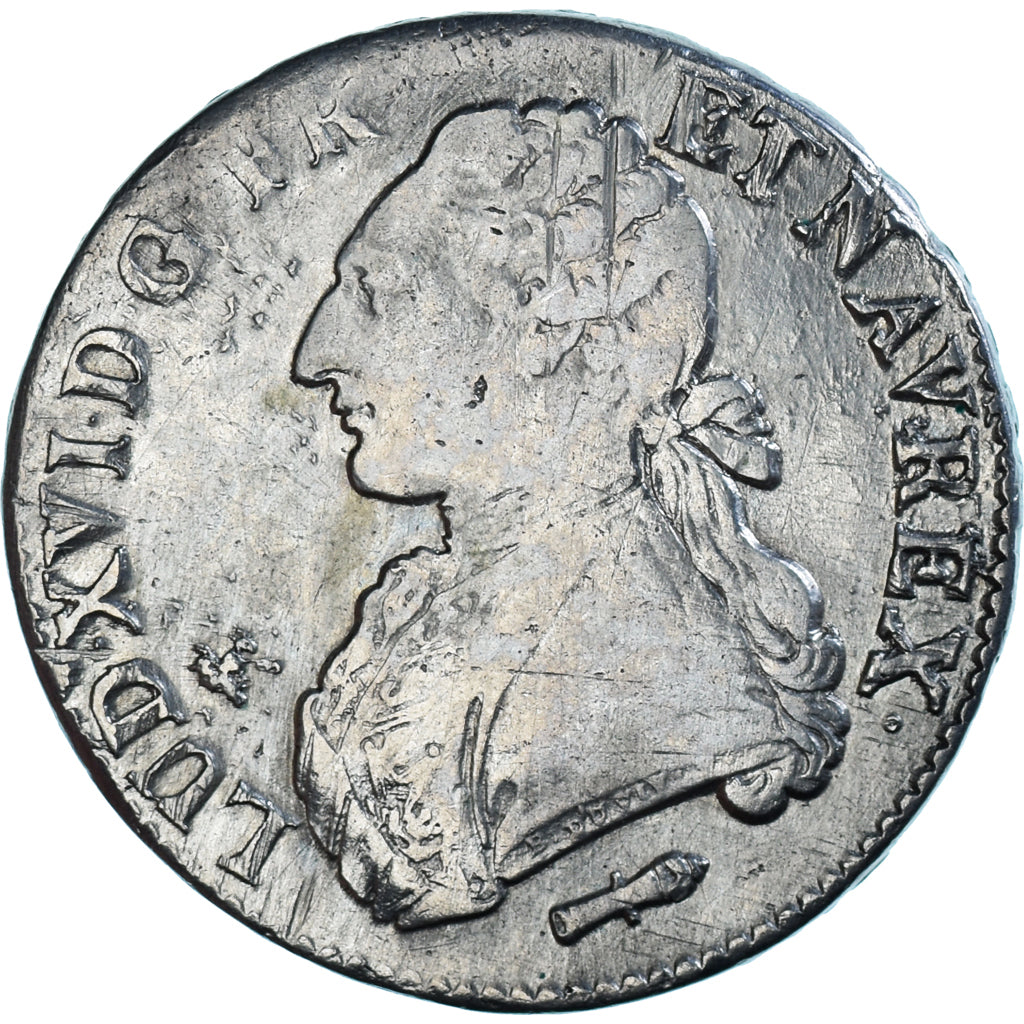 Münze, Frankreich, Louis XVI, Écu aux branches d'olivier, Ecu, 1784