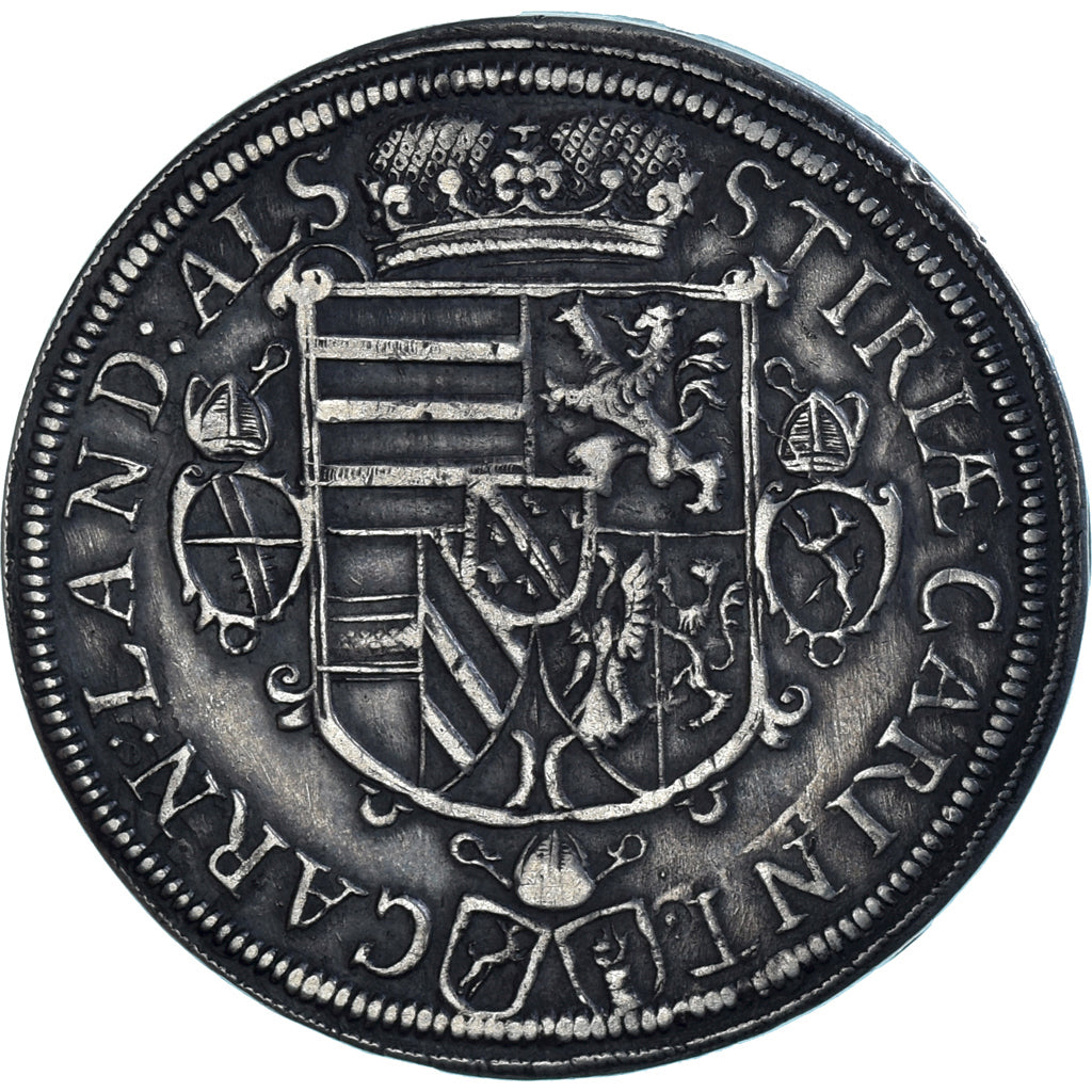 Coin, German States, ALSACE, Leopold V, Thaler, 1620, Ensisheim, EF(40-45)