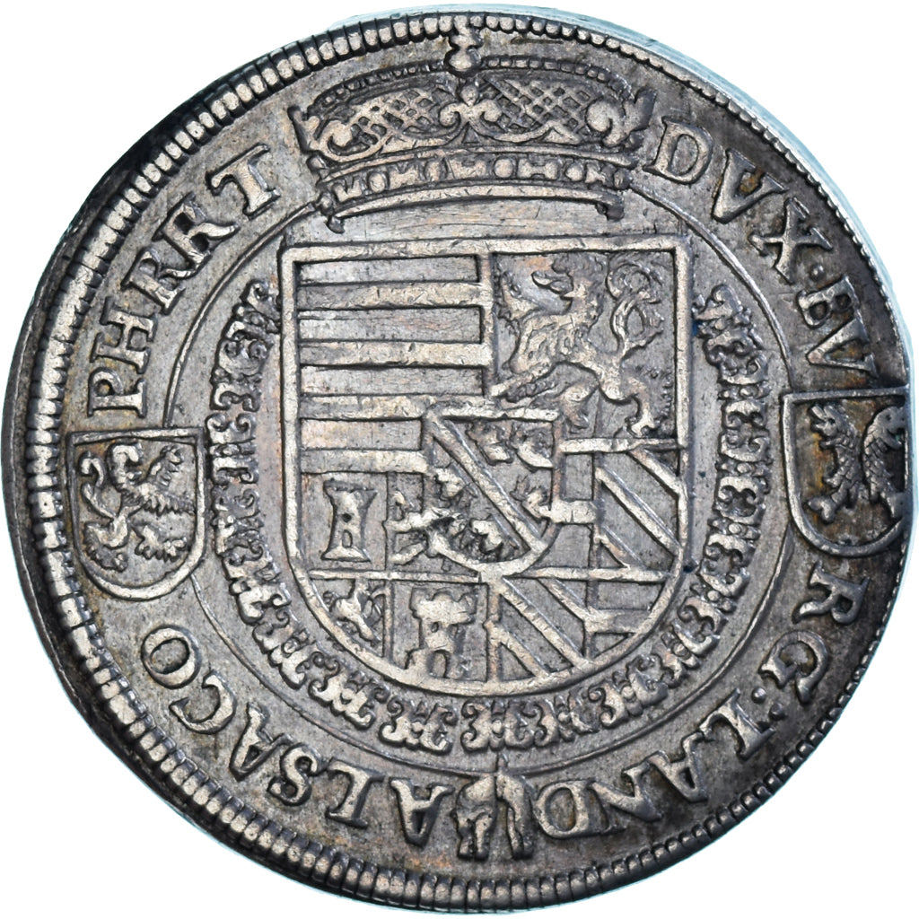 Coin, German States, Thaler, 1564-1590, AU(50-53), Silver