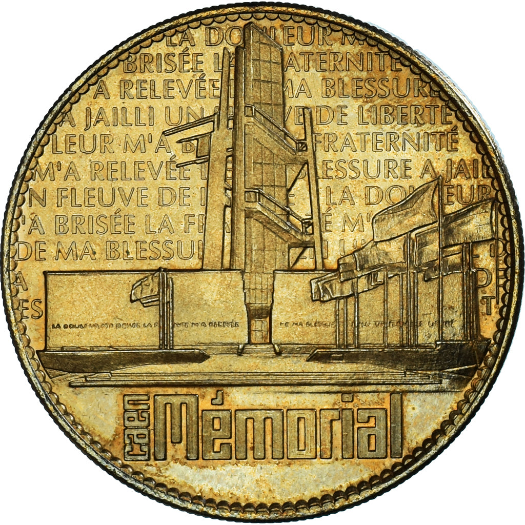 France, Token, Touristic token, 14/ Mémorial de Caen, Arts & Culture, 2006