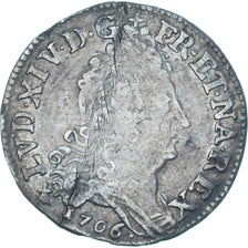 Moneta, Francja, Louis XIV, 10 Sols aux 4 couronnes, 1706, Metz, VF(30-35)