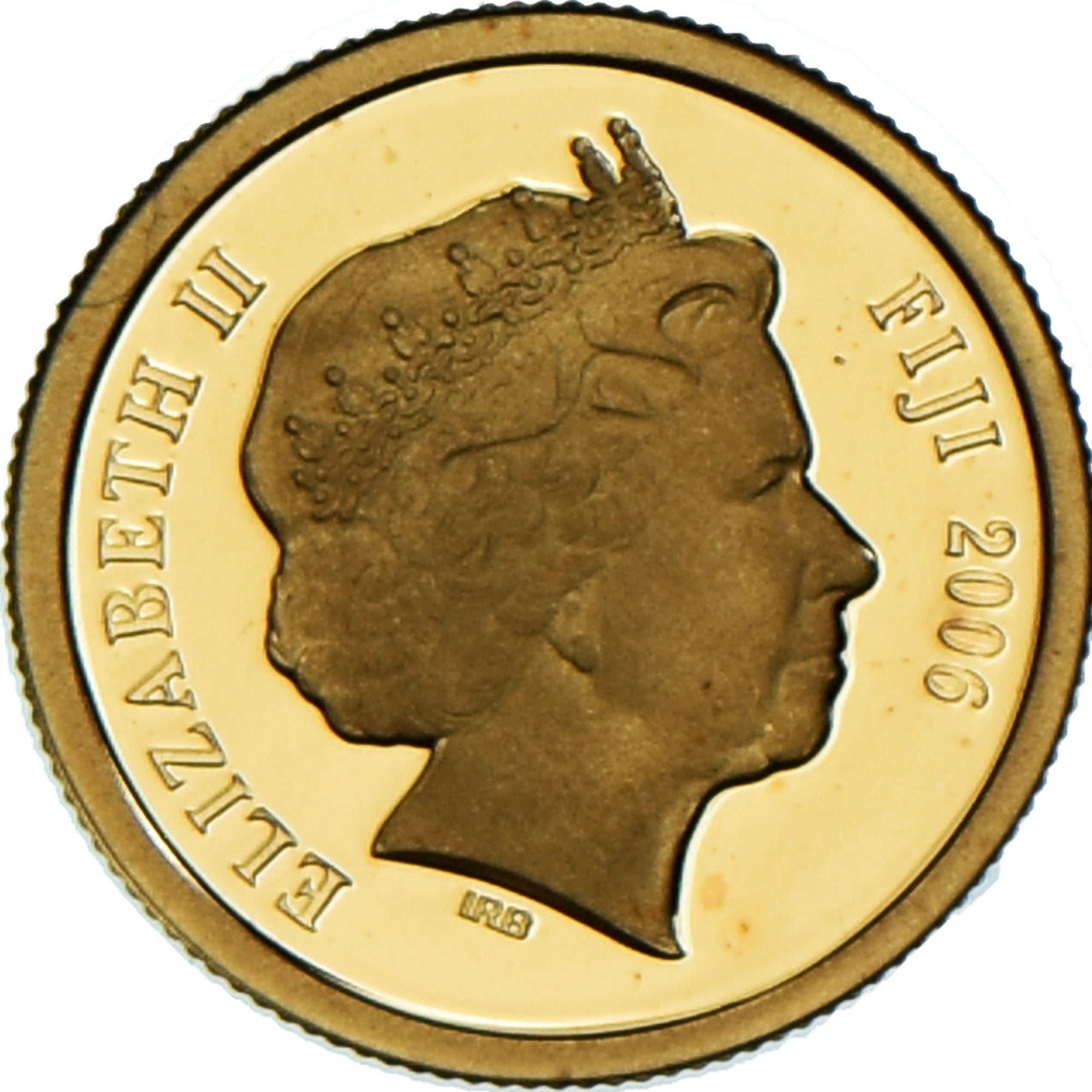 Coin, Fiji, Elizabeth II, 5 Dollars, 2006, MS(65-70), Gold, KM:268