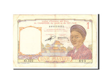 FRENCH INDO-CHINA, 1 Piastre, 1932, Undated, KM:54b, EF(40-45)