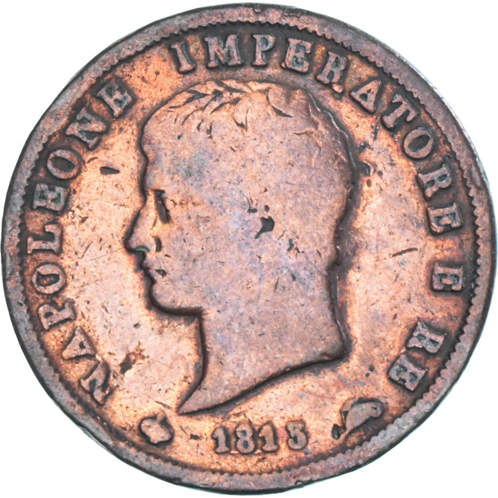 Coin, ITALIAN STATES, KINGDOM OF NAPOLEON, Napoleon I, Soldo, 1813, Milan