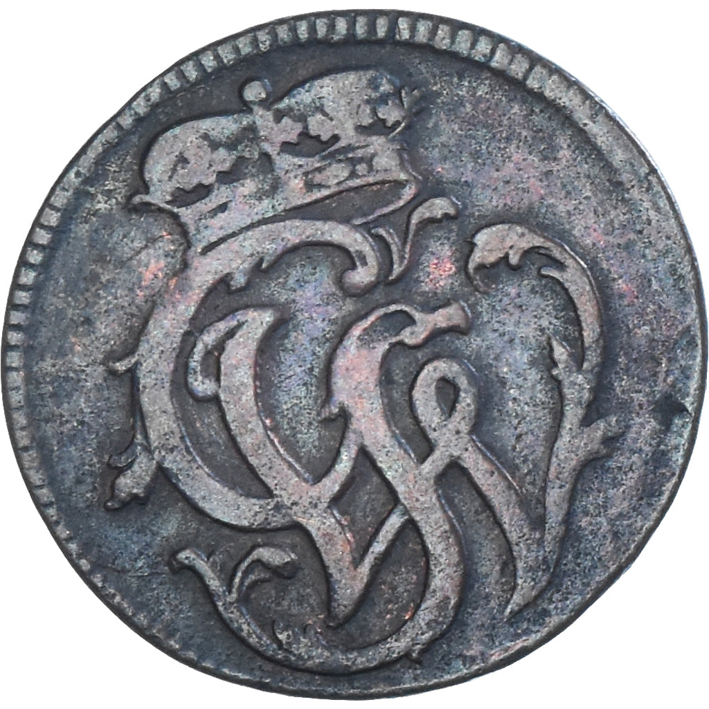 Moneta, Stati tedeschi, WIED-RUNKEL, Johann Ludwig Adolph, 1/4 Stüber, 1758