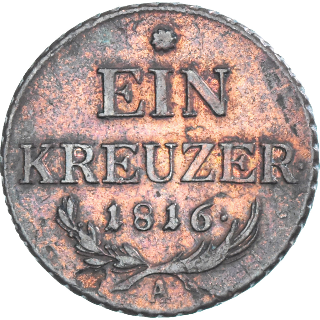 Coin, Austria, Franz II (I), Kreuzer, 1816, Vienne, VF(30-35), Copper, KM:2113