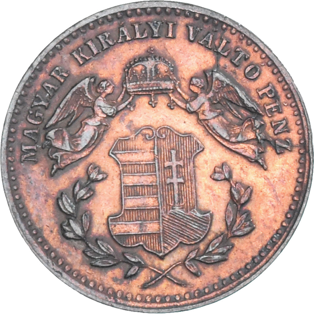 Coin, Hungary, Franz Joseph I, Krajczar, 1868, Kremnitz, VF(30-35), Copper
