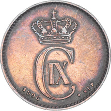 Coin, Denmark, Christian IX, 2 Öre, 1906, Copenhagen, EF(40-45), Bronze